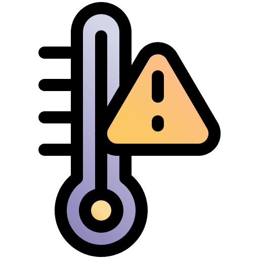 Temperature alert icon